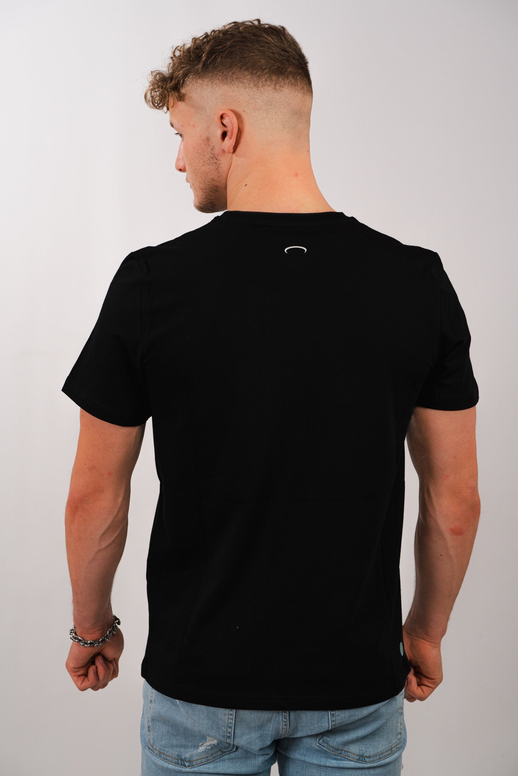 RUPA I Retro I Black T-shirt