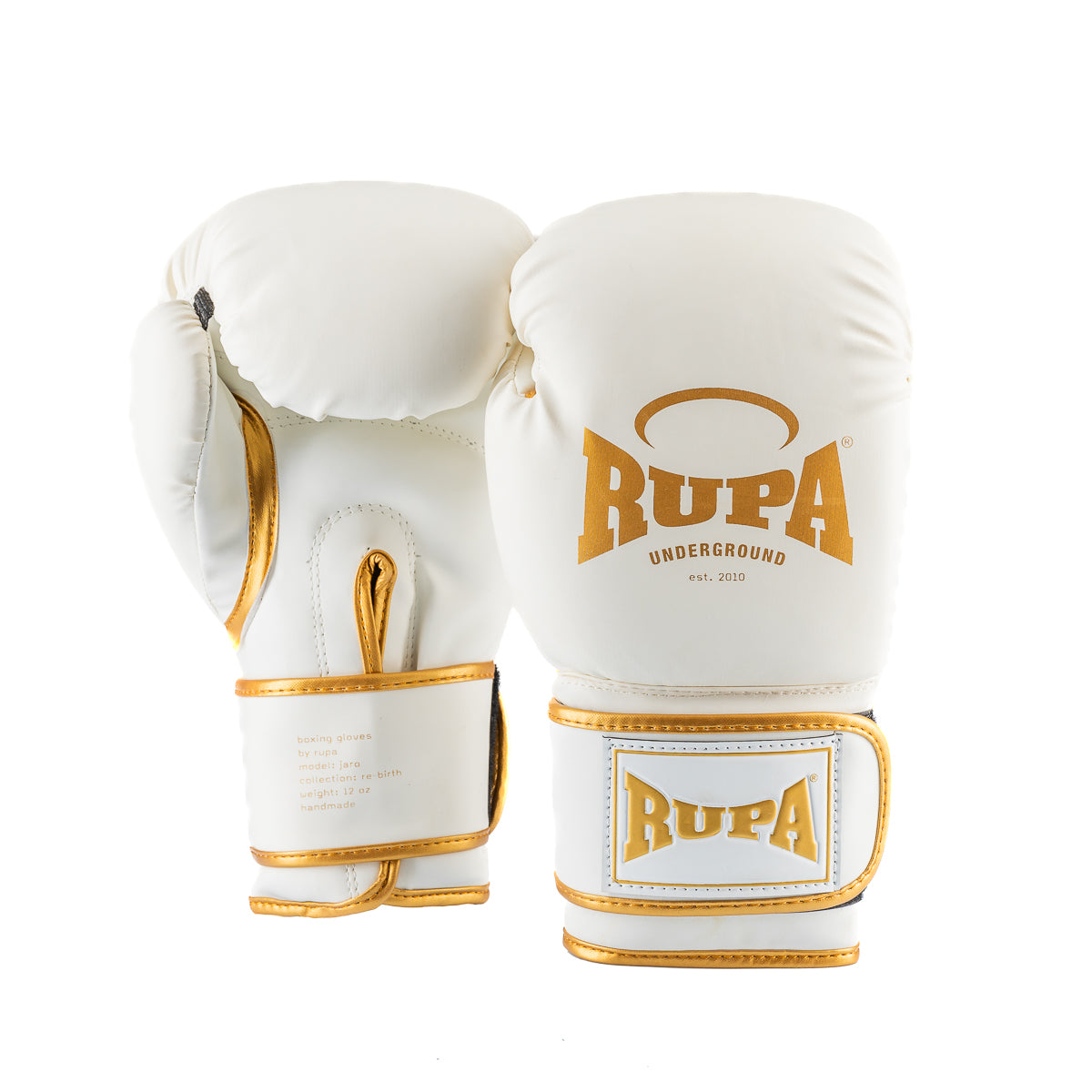 RUPA JARO I BRIGHT WHITE / GOLD I BOXING GLOVES