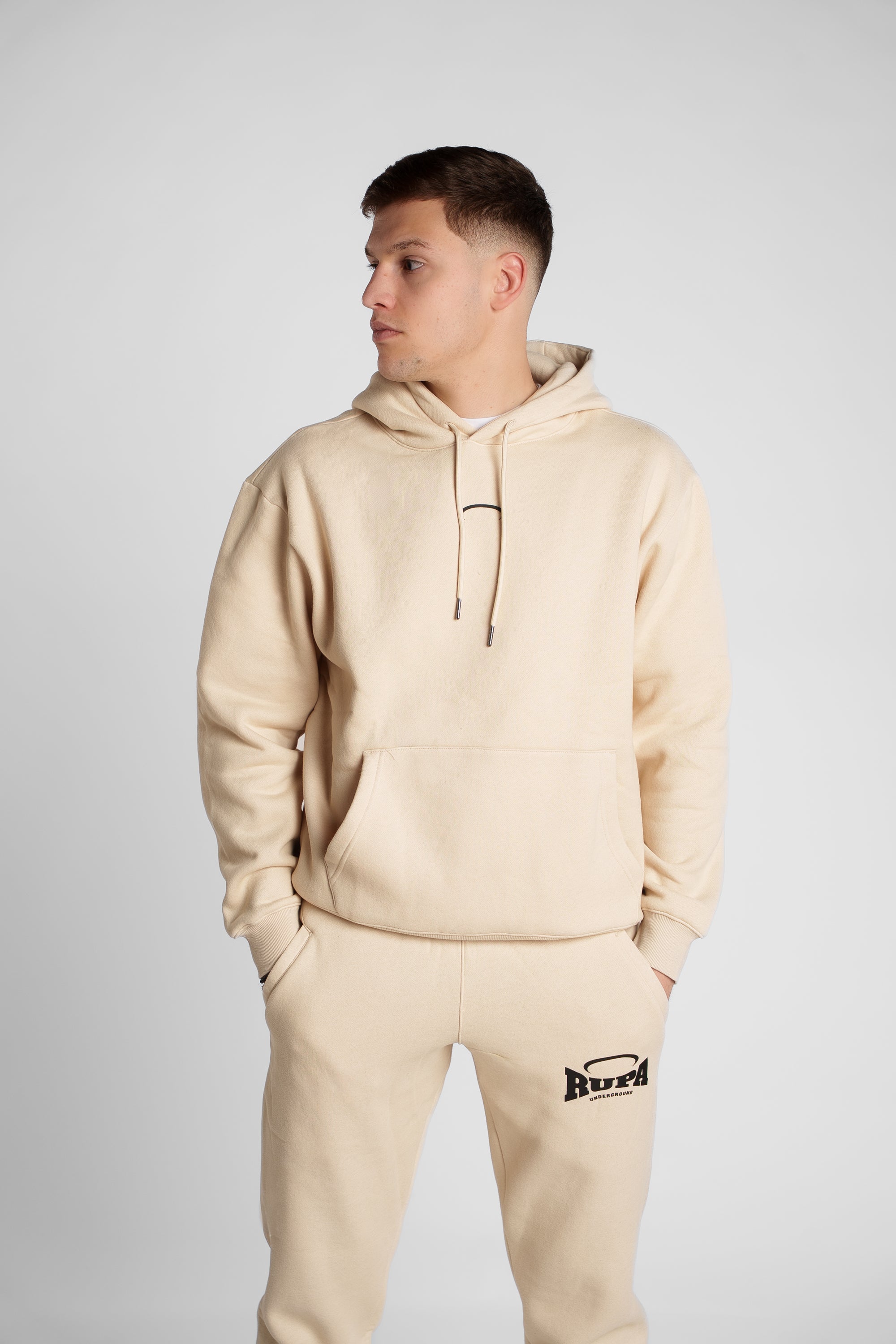 RUPA I BLKN I BEIGE/BLACK I HOODIE