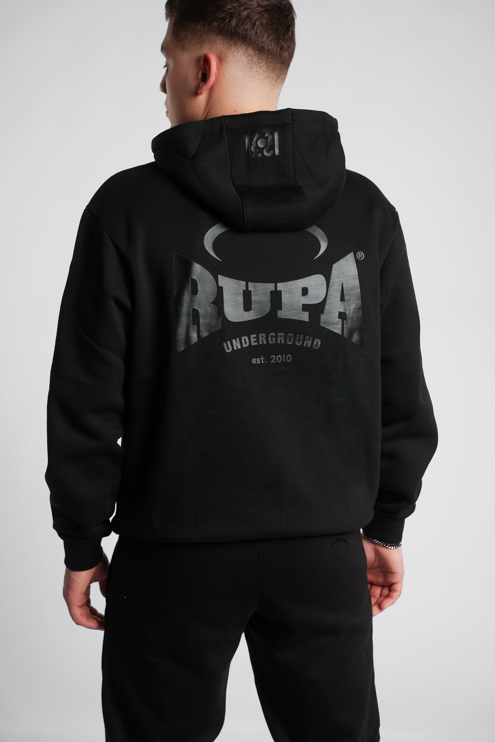 RUPA I BLKN I BEIGE/BLACK I HOODIE