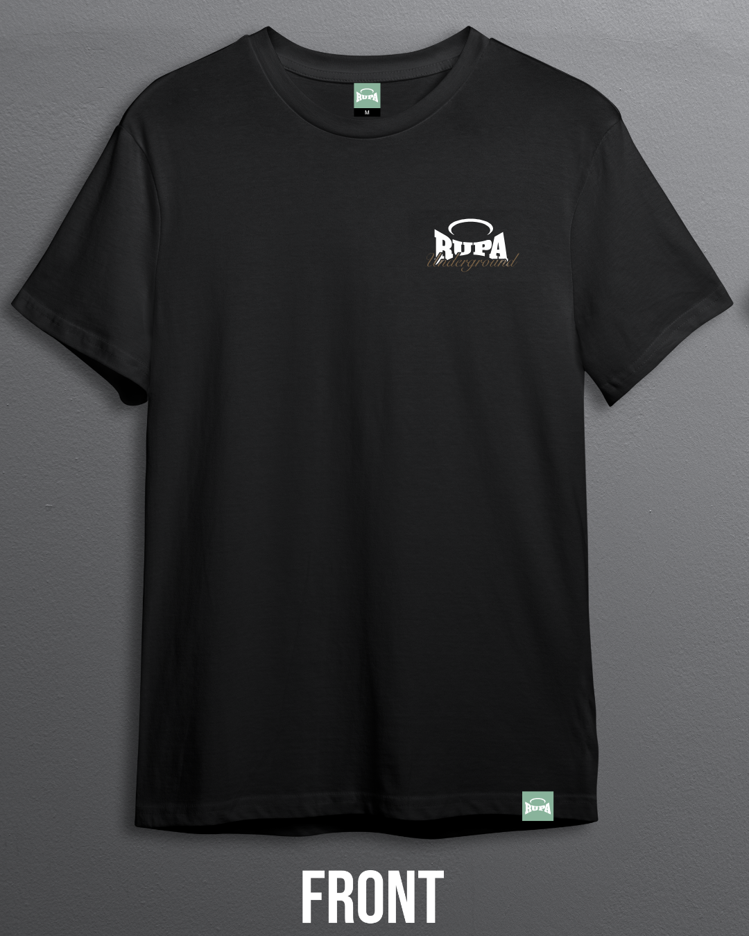 RUPA I GENT I Black I T-shirt