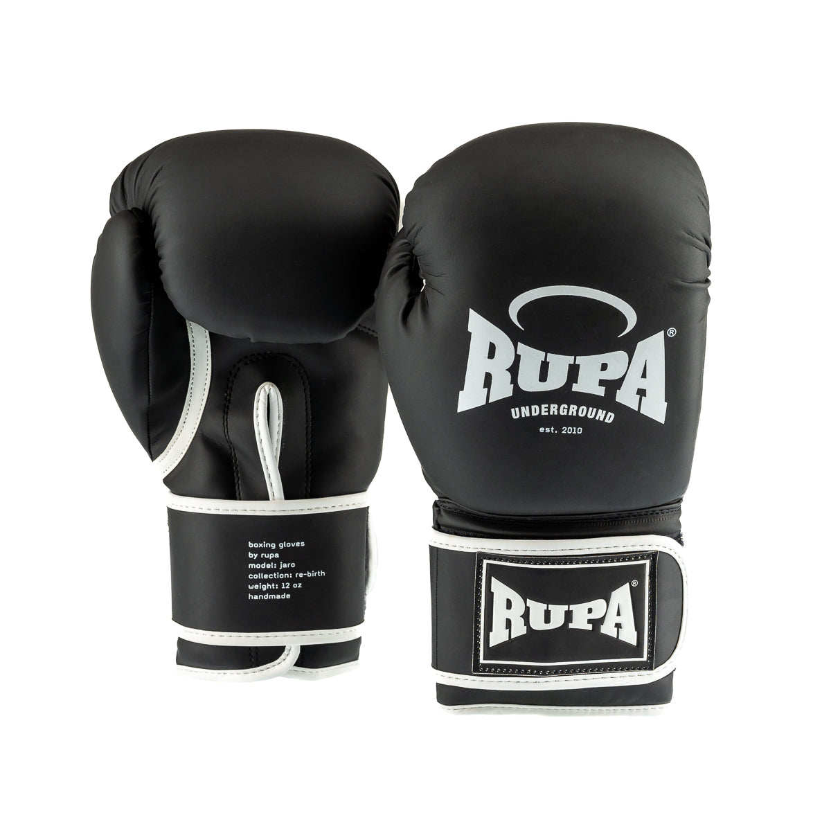 RUPA Jaro I Jet Black / White I Boxing gloves