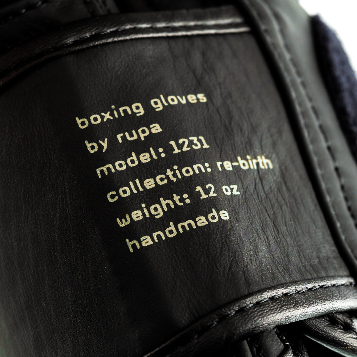 RUPA 1231 I JET BLACK / BEIGE boksarske rokavice