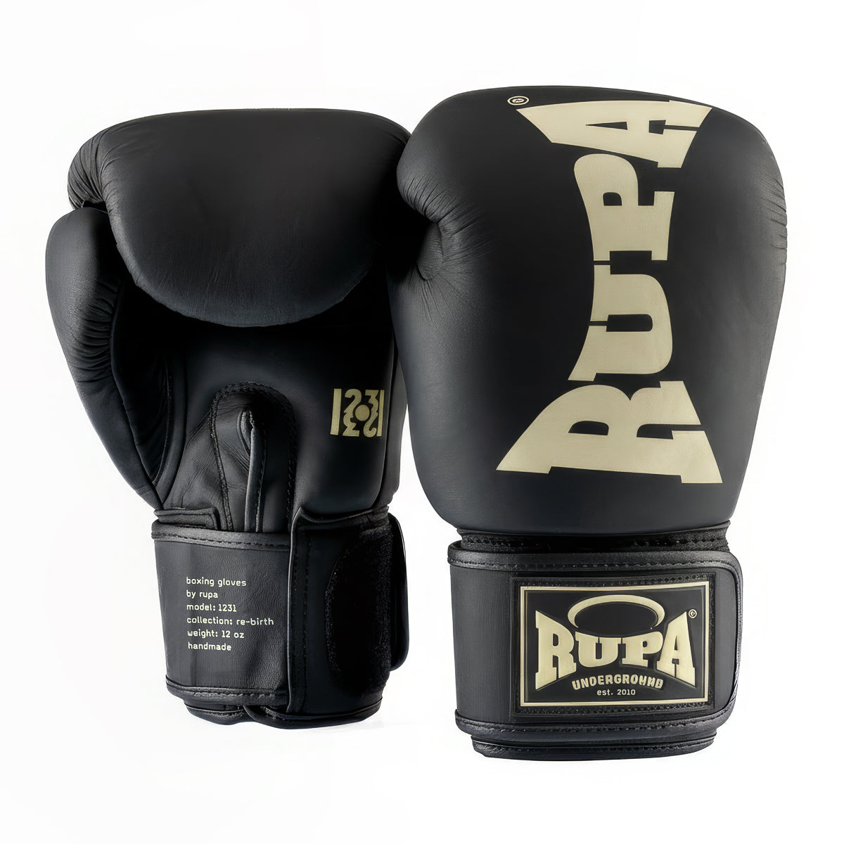 RUPA 1231 I JET BLACK / BEIGE boksarske rokavice