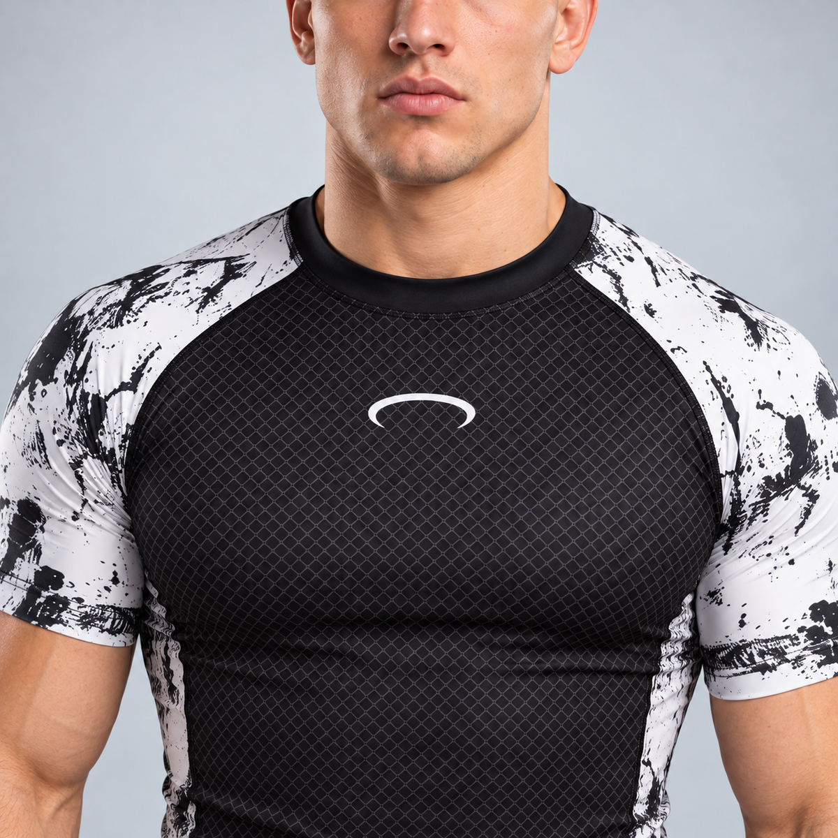 RUPA I CAGE I BLACK / WHITE CAMO I RASHGUARD