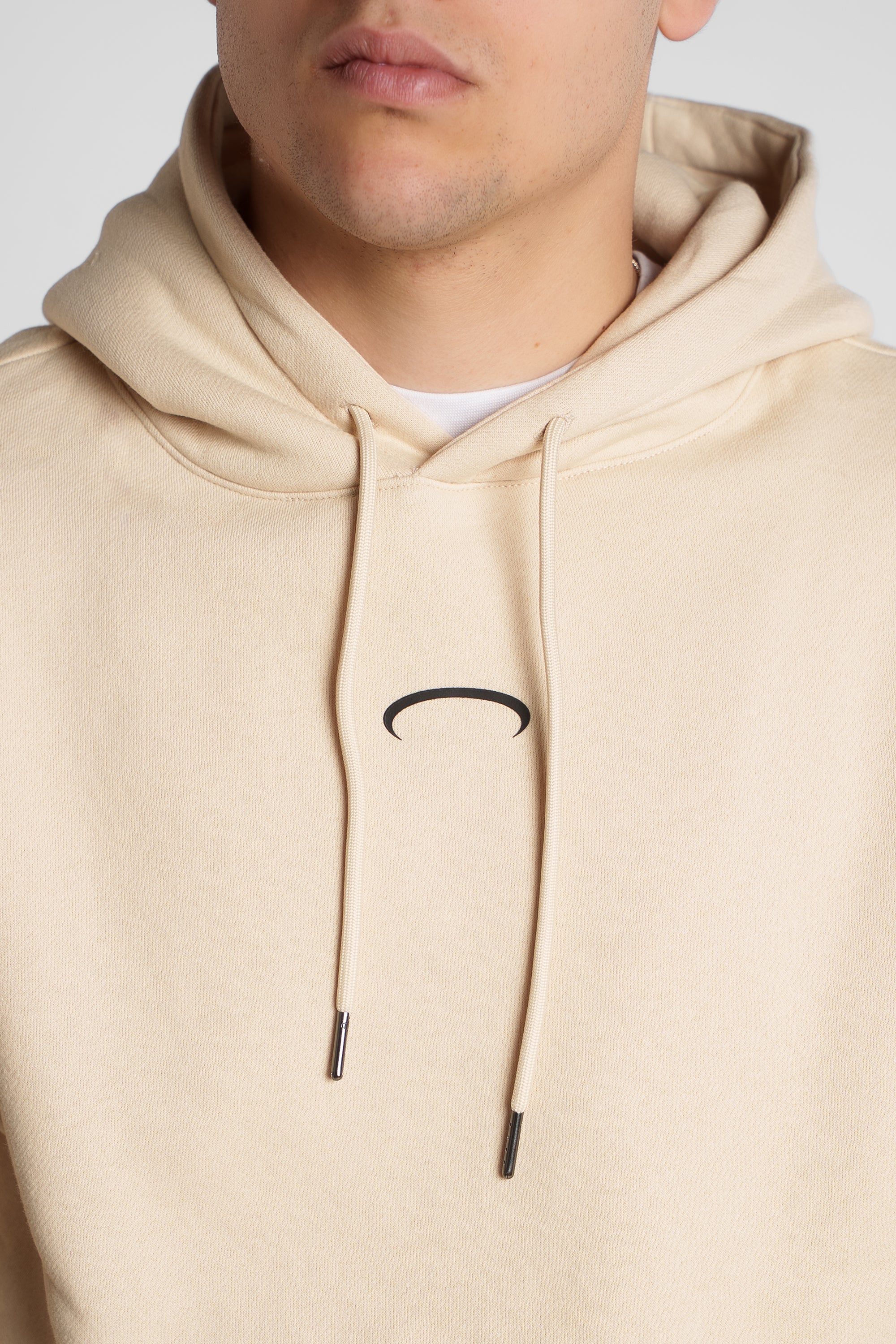 RUPA I BLKN01 I BEIGE/BLACK I HOODIE