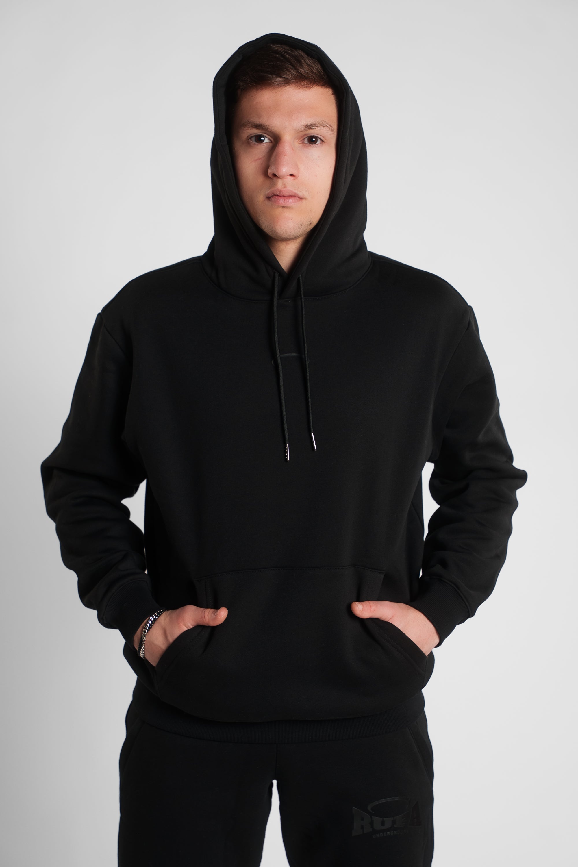 RUPA I BLKN I BEIGE/BLACK I HOODIE