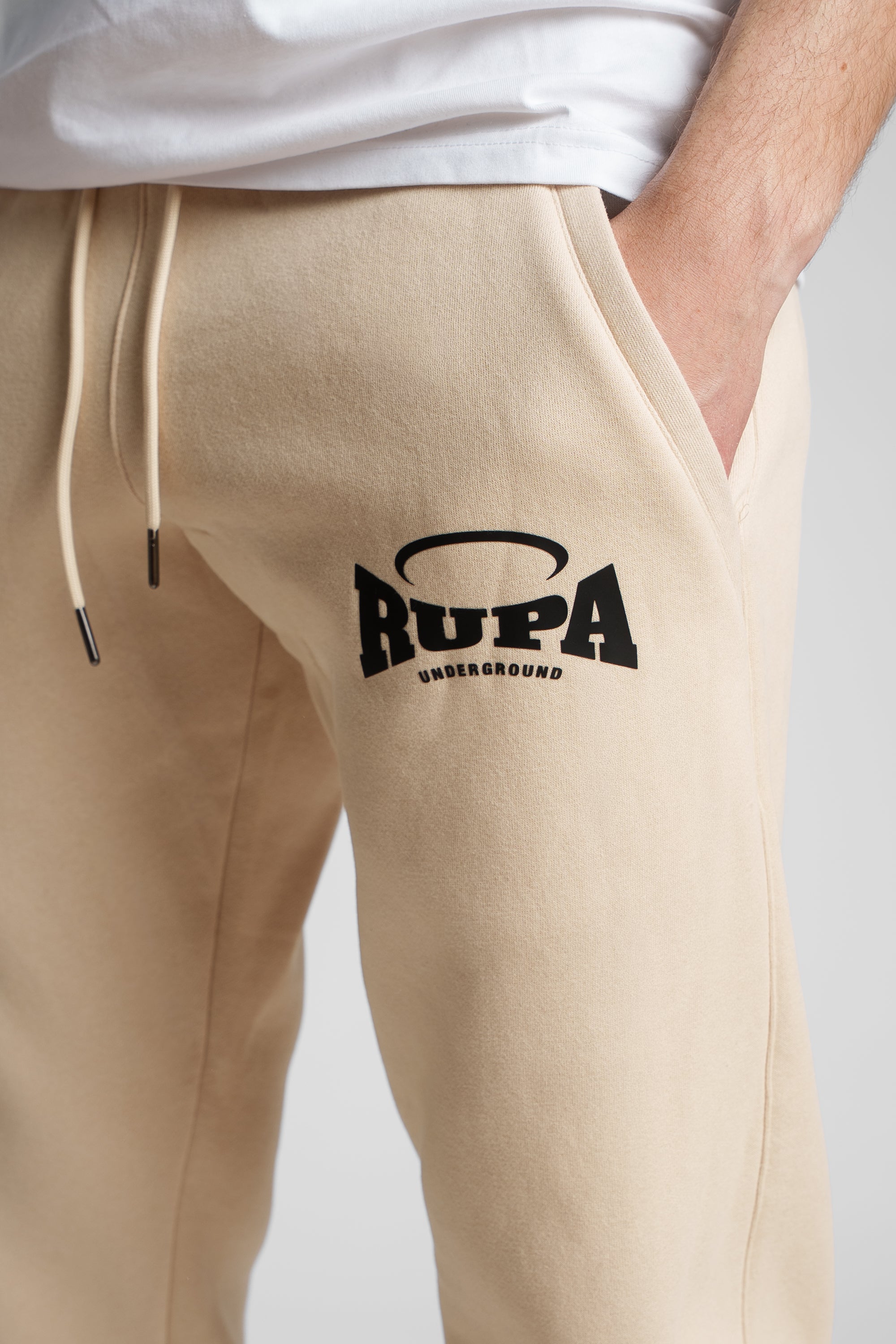 RUPA I BLKN01 I BEIGE/BLACK I PANTS