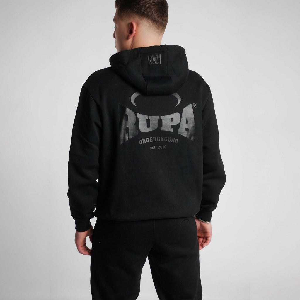 RUPA I BLKN01 I BLACK/BLACK I HOODIE